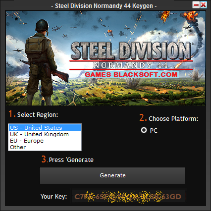 Steel Division: Normandy 44 - Second Wave offline activation code and serial
