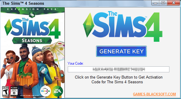The Sims 4 Seasons Acivation Key