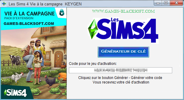 Les-Sims-4-Vie-a-la-campagne-Keygen-les-cles-d-activation