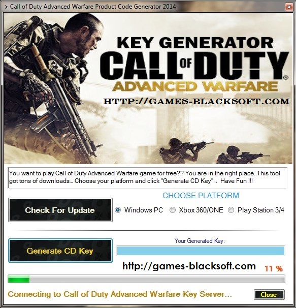 call of duty serial key