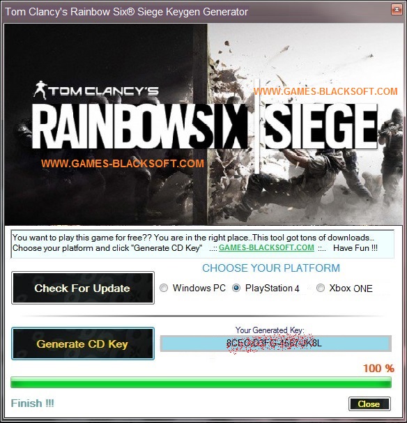 Rainbow Six Siege Free Steam Key Generator