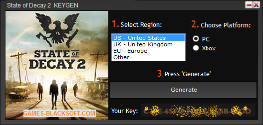 State-of-Decay-2-Serial-Key-Generator