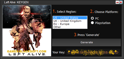 Left-Alive-Serial-Key-Generator