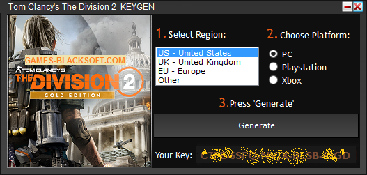 Keygen Tom Clancy S The Division 2 Serial Number Key Crack Keygen Crack Software