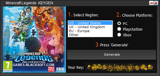 Minecraft-Legends-keygen-code-generator