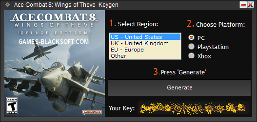 Ace_Combat_8_Wings_of_Theve_activation_keys_and_full_game